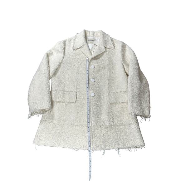 Bottega Veneta Pre-Fall 2019 Bouclé Jacket Winter White Size 48 - Picture 6 of 8